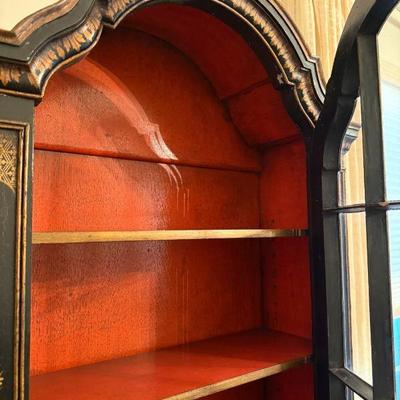 Antique, hand painted secretary desk