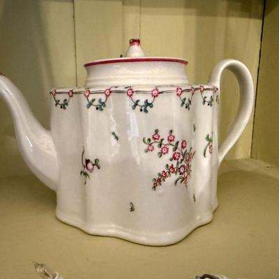 Antique porcelain teapot