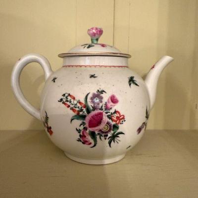 Antique porcelain teapot