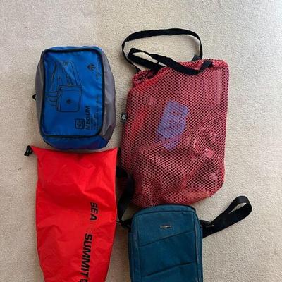 BEE136- Snorkeling Gear, Dry Bags And A Duffel Bag 