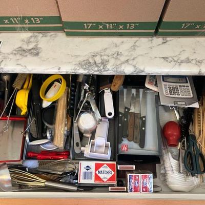 BEE062- Mystery Kitchen Drawer Lot