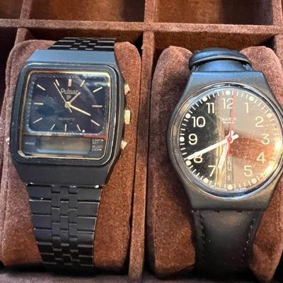 BEE164- (2) Men’s Watches Swatch And Pulsar Brands