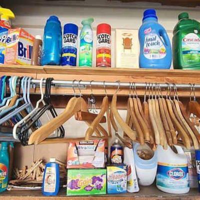 BEE038 - Wooden Clothes Hangers and More