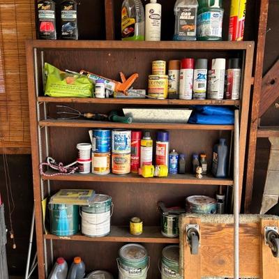 Paint, cleaning supplies, 