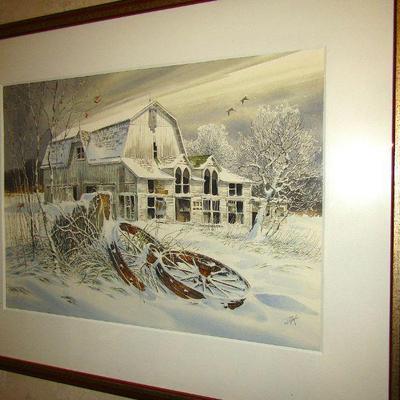 WI artist Jerry Zak watercolor