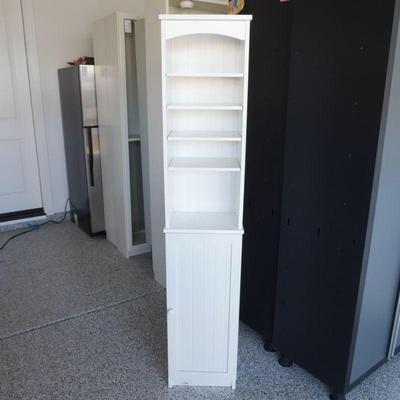 Free Standing Tall Bathroom Storage Cabinet