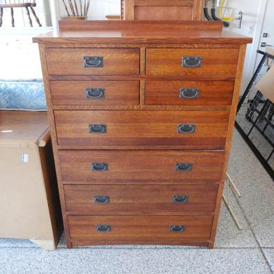 Michael's Furniture Mission Tall 8-Drawer Dresser