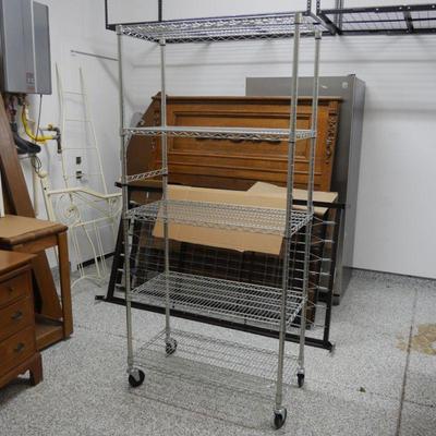 Trinity Steel Wire Shelf Cart