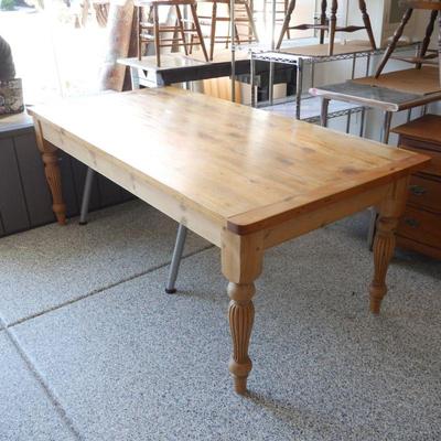 Large Solid Wood Table