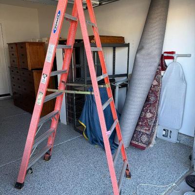 Werner 8' Fiberglass Single Sided Step Ladder NXT1A08