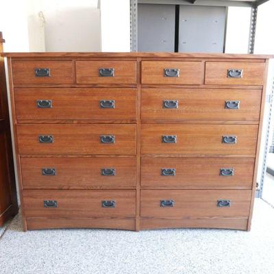 Michael's Furniture Mission 12-Drawer Dresser