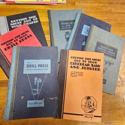 Vintage woodworkers booklets