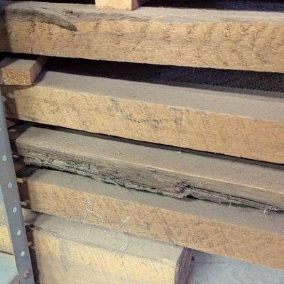 Walnut searsoned and stacked
