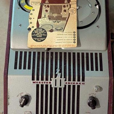 Webster Chicago wire recorder