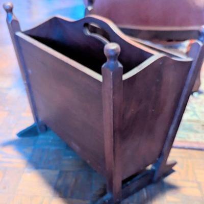 Vintage magazine holder