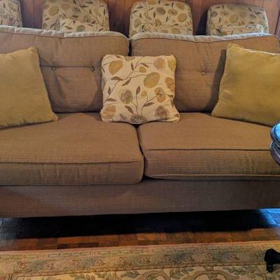 Linen color Lazy boy couch