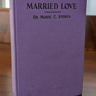 Married Love-famous title by M C Stopes