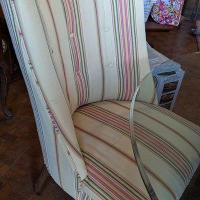 Upholstered set of dining chairs