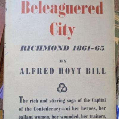 Vintage books-Beleaguered City -history of Richmond during the Civil War
