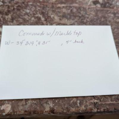 Measurements for Commode