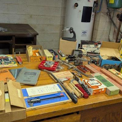 Many misc hand tools, manuals and more