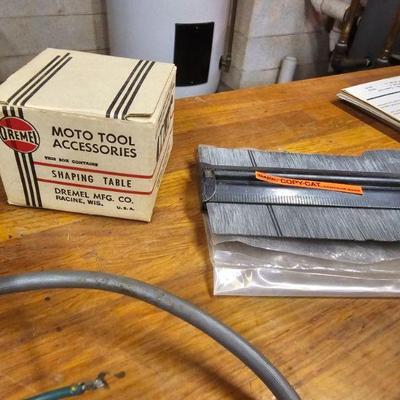 Vintage dremel tool accessories