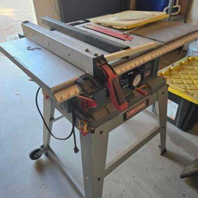 #2038 • Craftsman Table Saw with 1 New Blade
