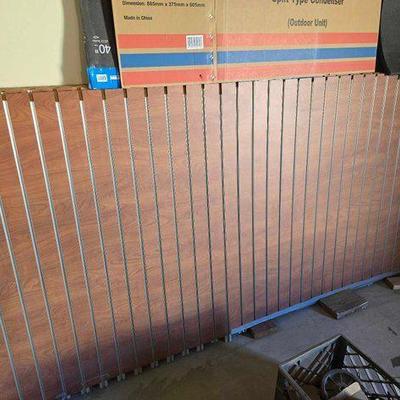 #2026 • 5 Pieces of Slatwall Boards
