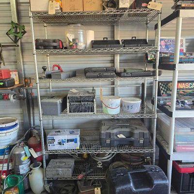 #1068 • Portable Metal Storage Rack
