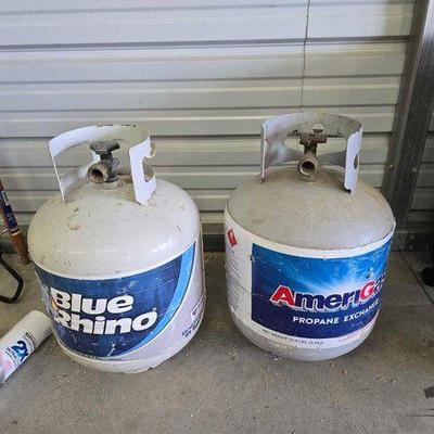 #1048 • (2) Propane Tanks
