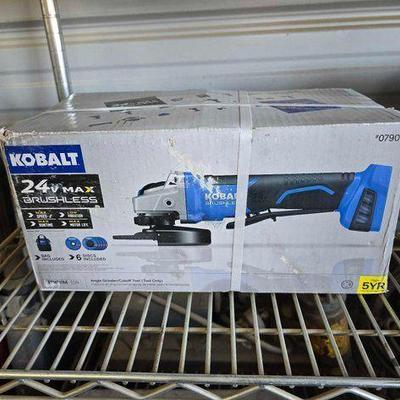#1062 • New! Kobalt 24V Max Brushless Angle Grinder/Cutoff Tool
