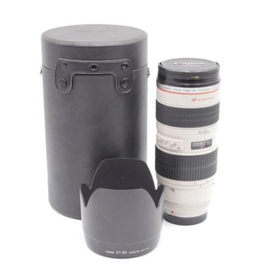 Canon 70-200mm f2.8 L Ultrasonic Zoom Lens, ET-83 Hood & Case