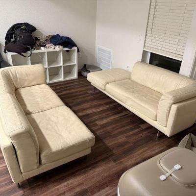 Maurice Villency Sectional Sofa w/Chaise