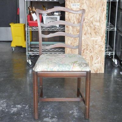 Ladderback Chippendale Style Chair
