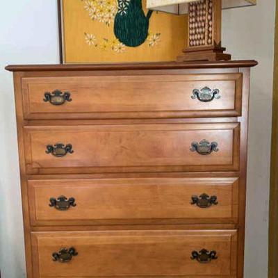 Cg130 solid wood chest of drawers
