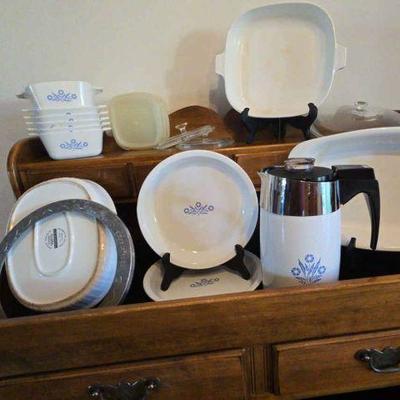 Cg168 classic corning ware blue cornflower