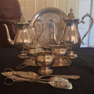 Cg204v f b. rogers silverplate serving set