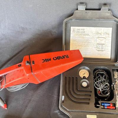 Cg164 car vacuum and air compressor
