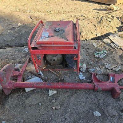 #6010 • Honda 8.0 GX 240 Generator and Chicago Rivet Press
