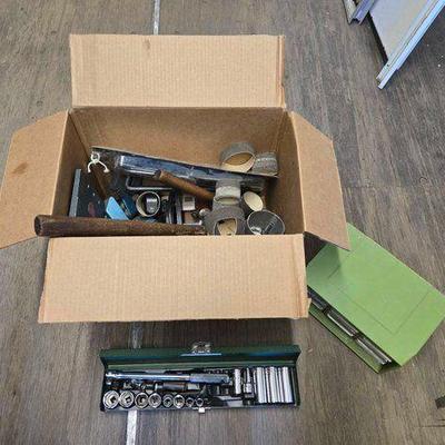#8054 • Hammers, Sanders, Clamps, Wrench, Socket Set and More

