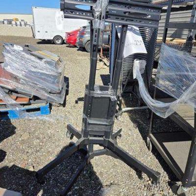#90022 • (2) Portable TV Mounted Stands
