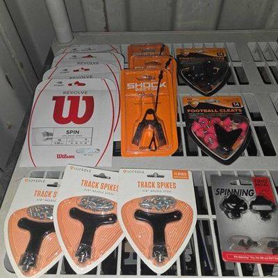 #7510 • NEW!!! Football Cleats, Mouth Guards & More
