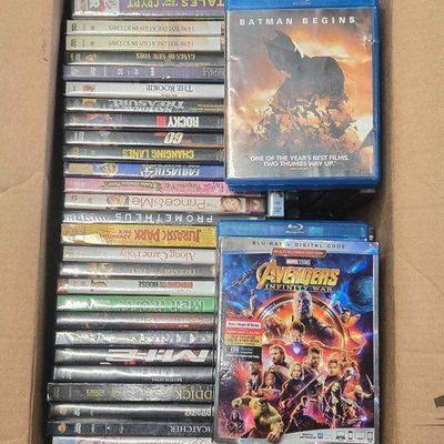 #8122 • (92) Blu-Rays & DVDs
