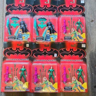 #4028 • NEW!!! (6) Batman & Robin Figures

