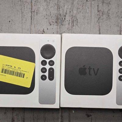 #7550 • (2) Apple TV 4K 64GB
