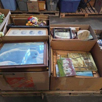 #2507 • 4 Boxes of Artwork
