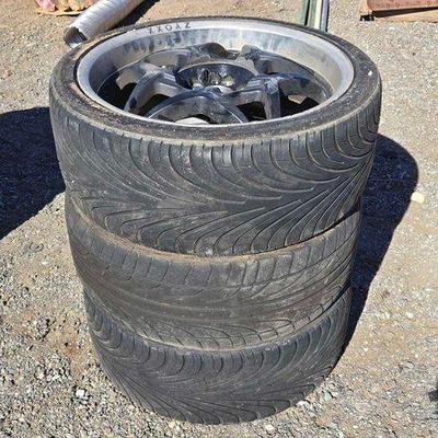 #80204 • (3) Nexen Radial N3000 Cheverolet 5 Lug Tires
