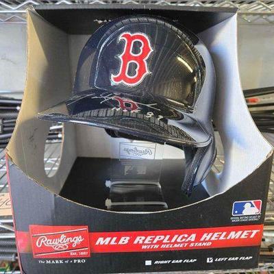 #4002 • Signed Rawlings MLB Replica Helmet Boston
