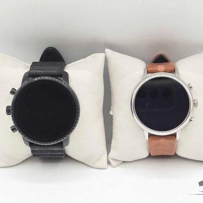 #1162 • (2) Fossil Smart Watches & Charger

