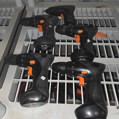 #8592 • (5) Ikea Electrical Drills
